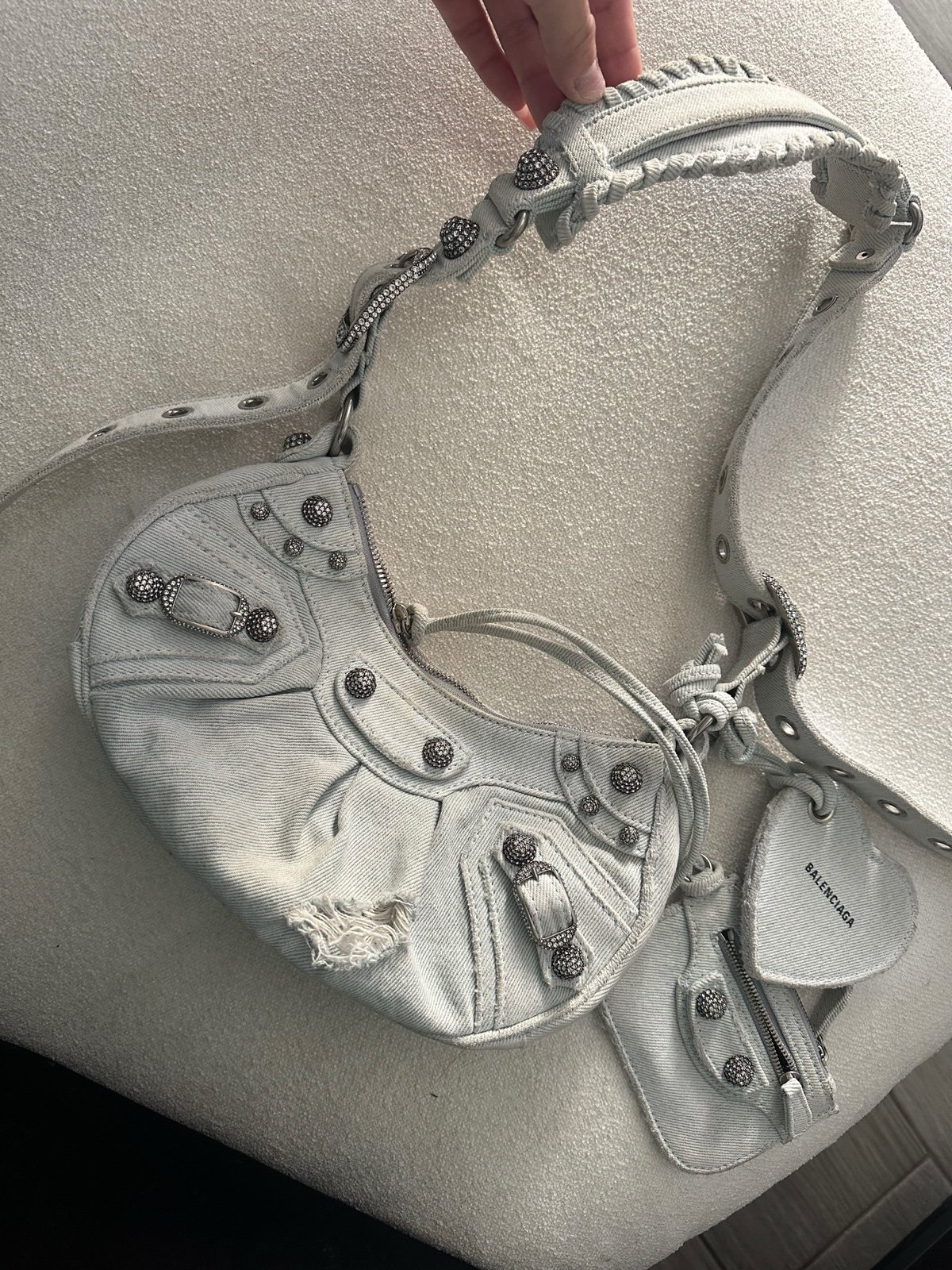 Limited Edition Balenciaga Denim Purse