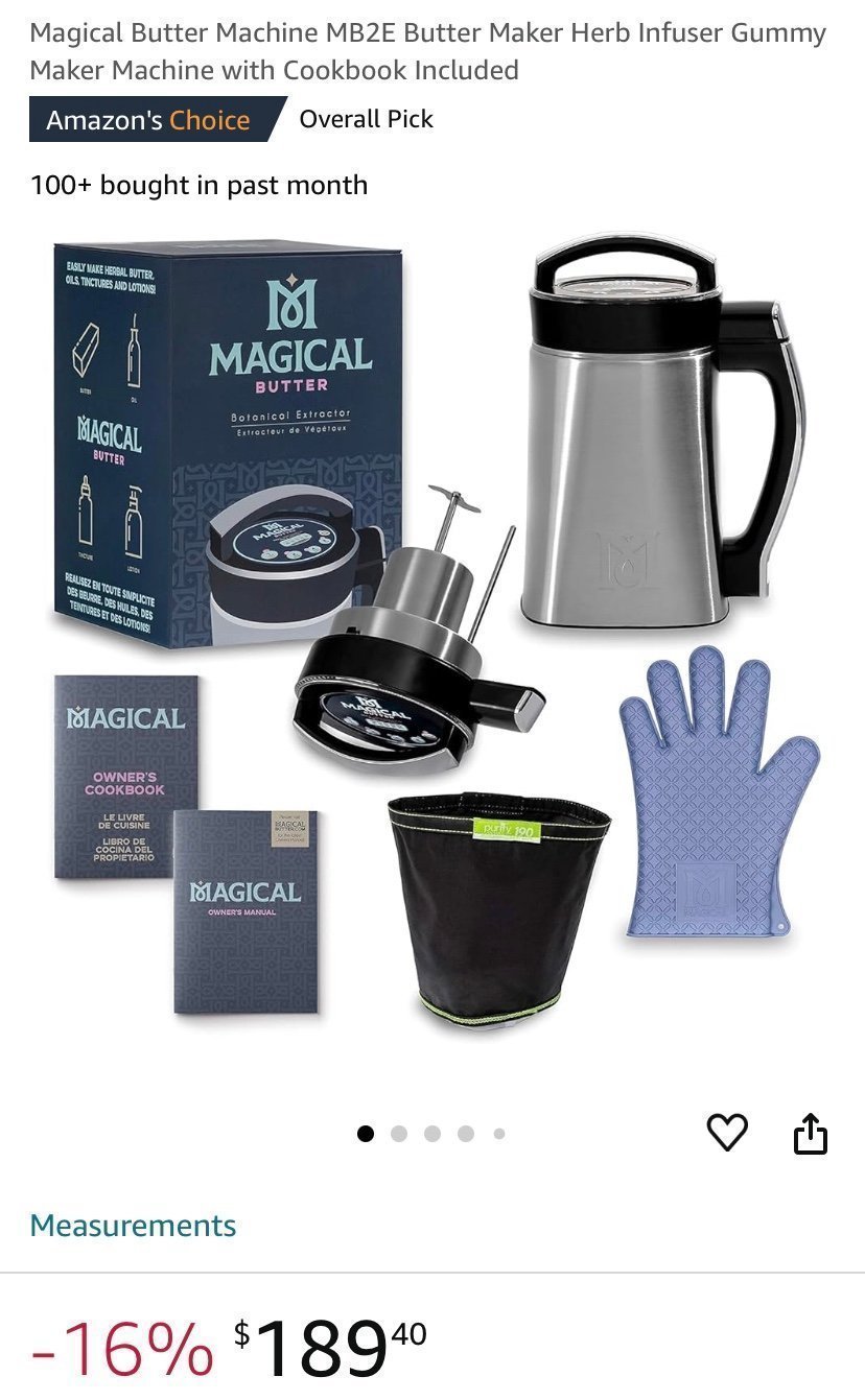 Magical Butter Machine MB2E w/extras
