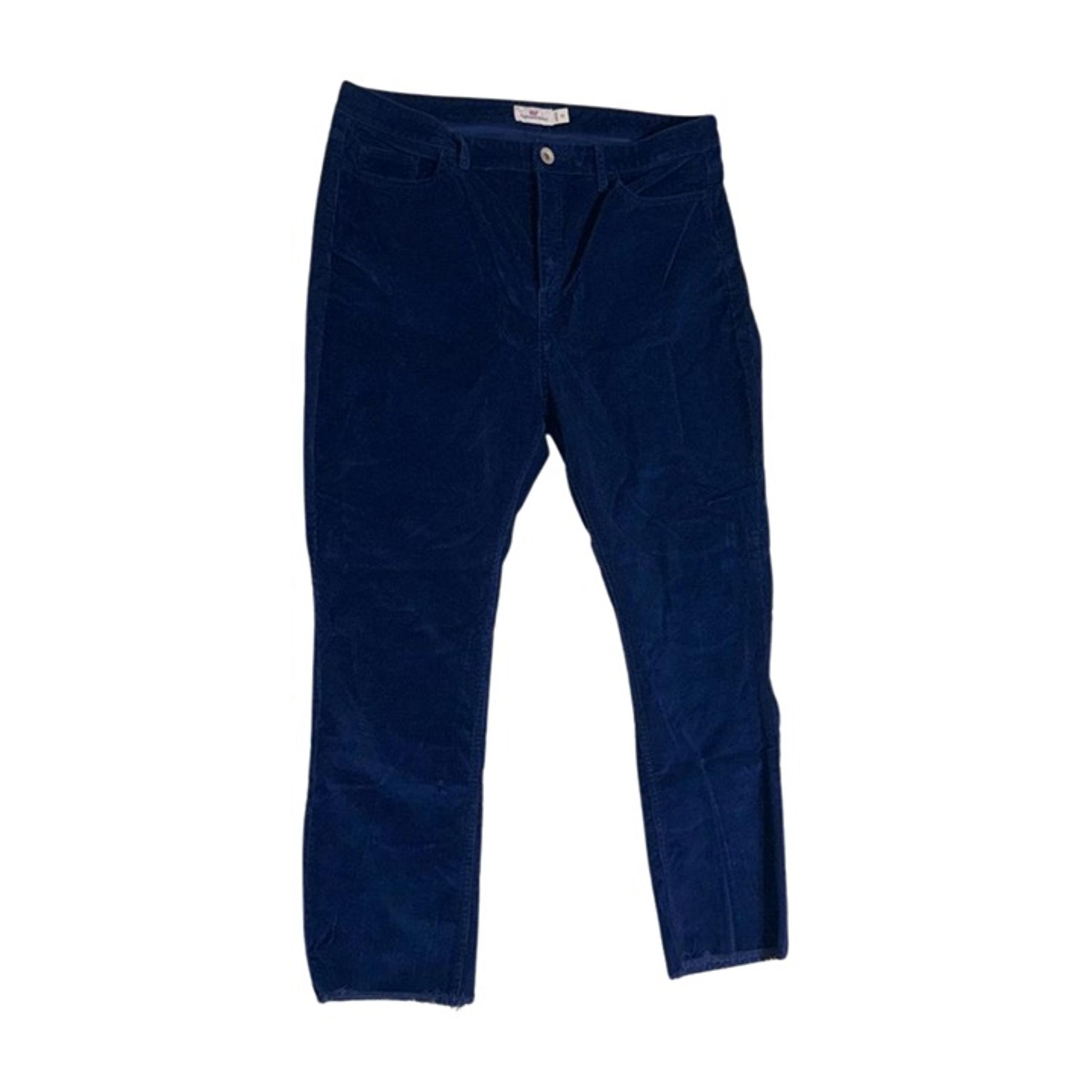 Vineyard Vines | Straight Crop Corduroy Pants | Size 33 | Navy