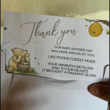 Baby shower items