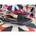 SPERRY Women's Saybrook Leather Slingback Mule Shoes Black 5.5