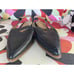 SPERRY Women's Saybrook Leather Slingback Mule Shoes Black 5.5