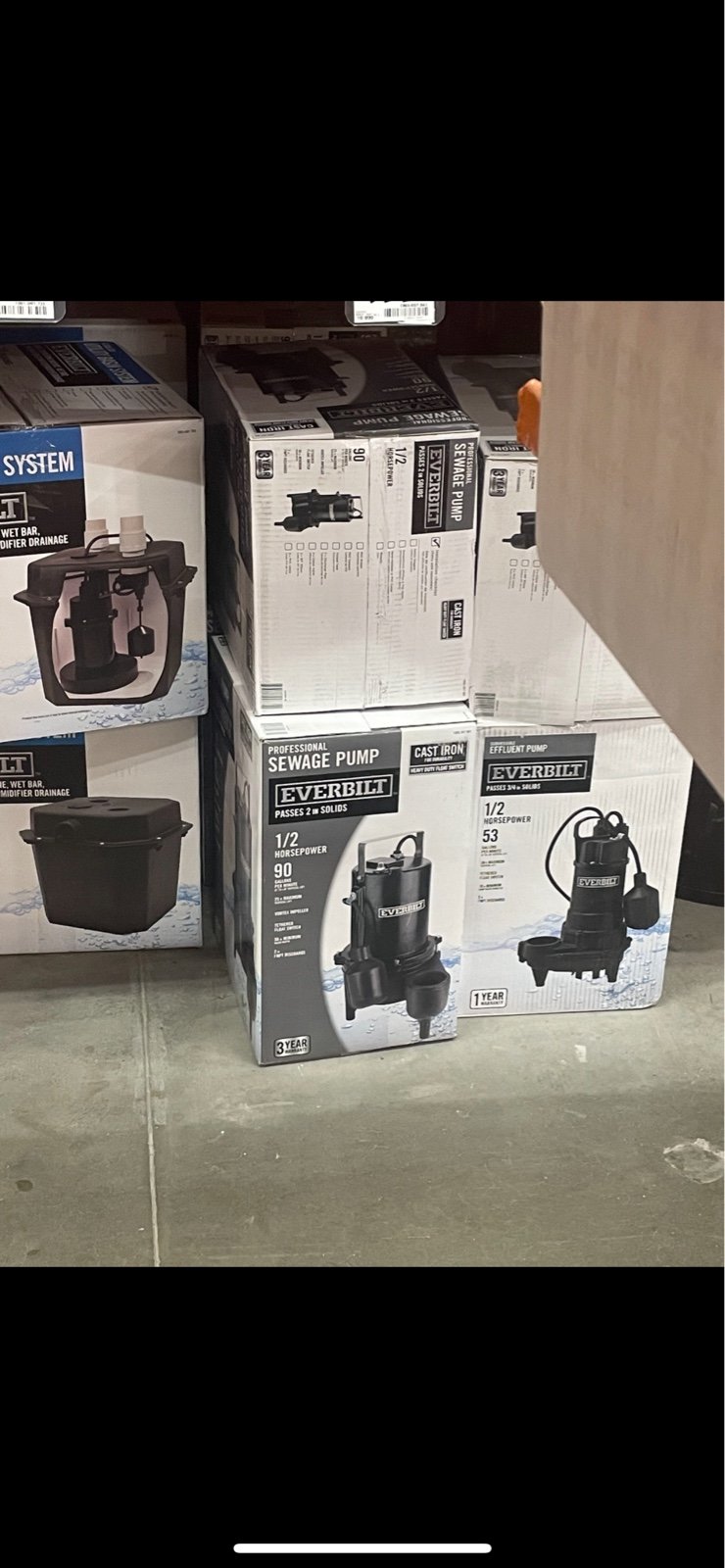 Everbilt sump pump