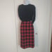 Pendleton vintage women's red plaid wool skirt size 6 Petite