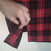 Pendleton vintage women's red plaid wool skirt size 6 Petite
