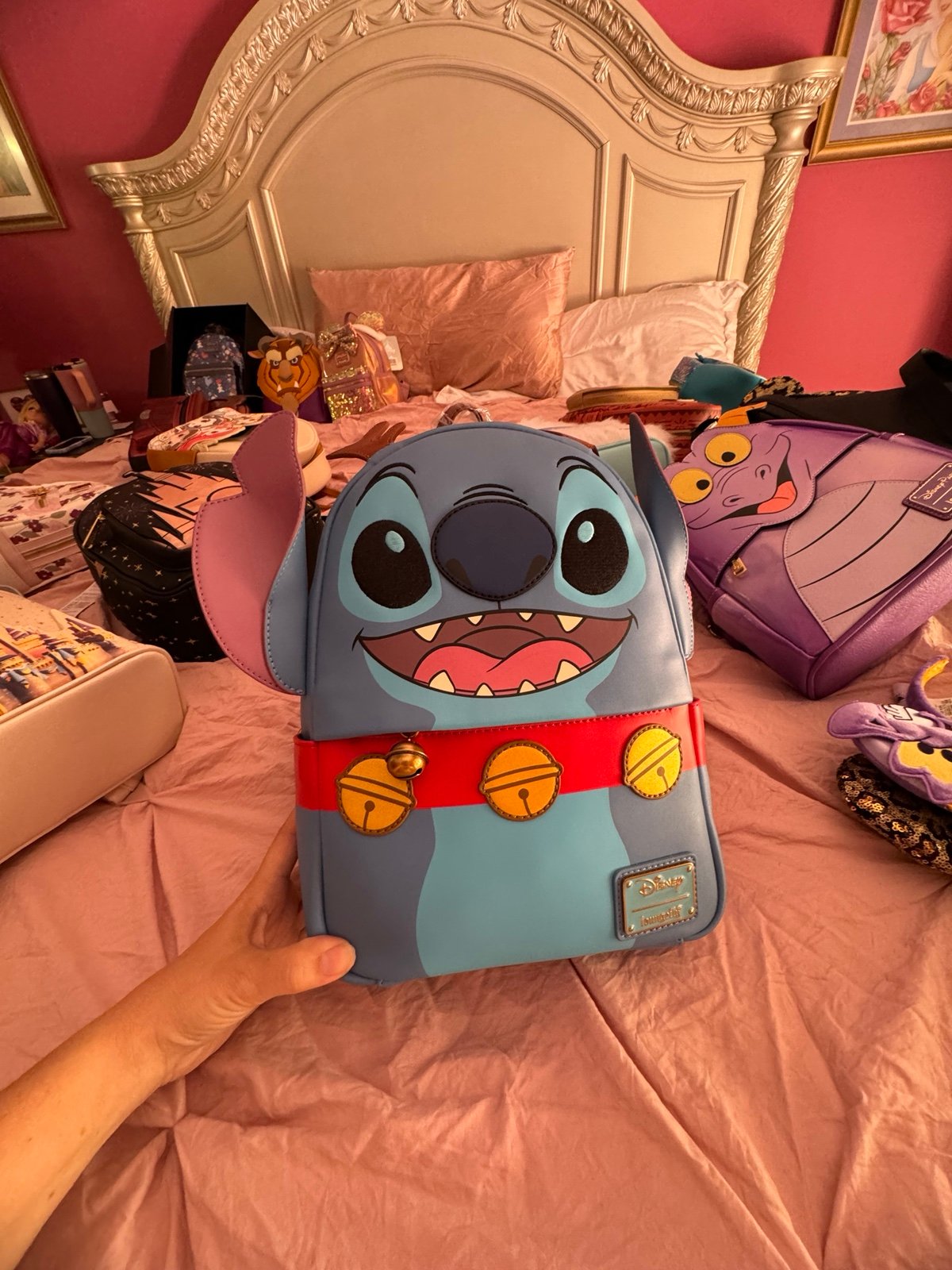 Loungefly stitch reindeer Christmas Disney