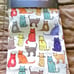 Ulster Weavers cotton apron - cats - new in original packaging
