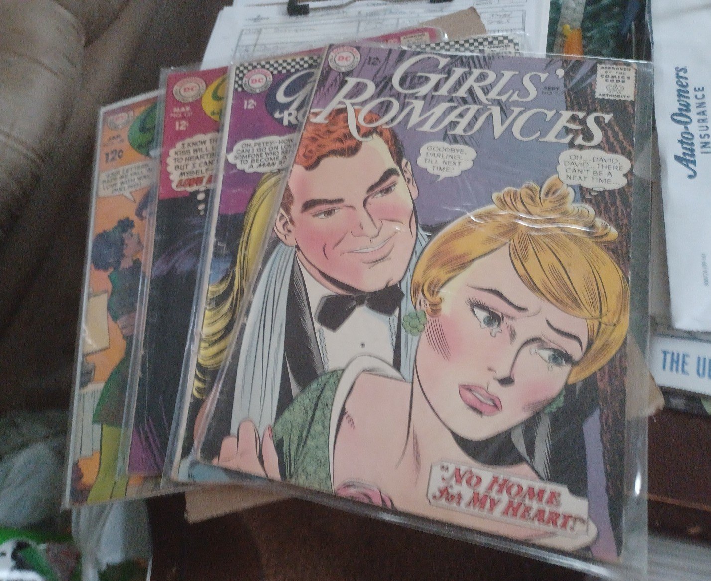 Girls Romances 1950 series