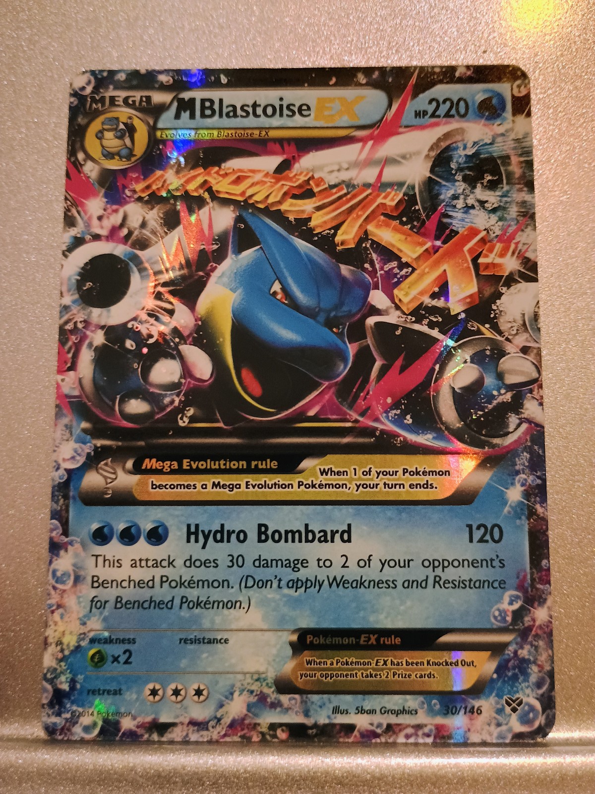 Pokemon M Blastoise EX 30/146 XY GENERATIONS