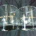 JOHNNIE WALKER SCOTCH WHISKY 2 GLASSES 3.2 TALL KEEP WALKING SET NEW