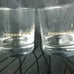 JOHNNIE WALKER SCOTCH WHISKY 2 GLASSES 3.2 TALL KEEP WALKING SET NEW