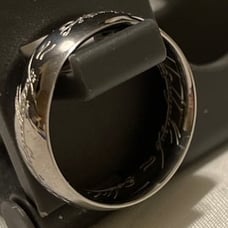 Lord of the rings silver ring