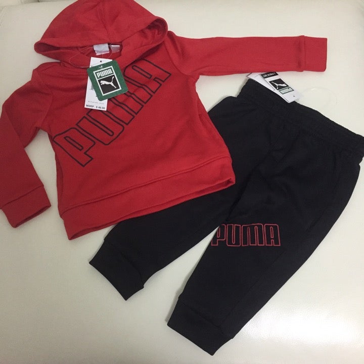 PUMA cute warm active hoodie set 4T 1103