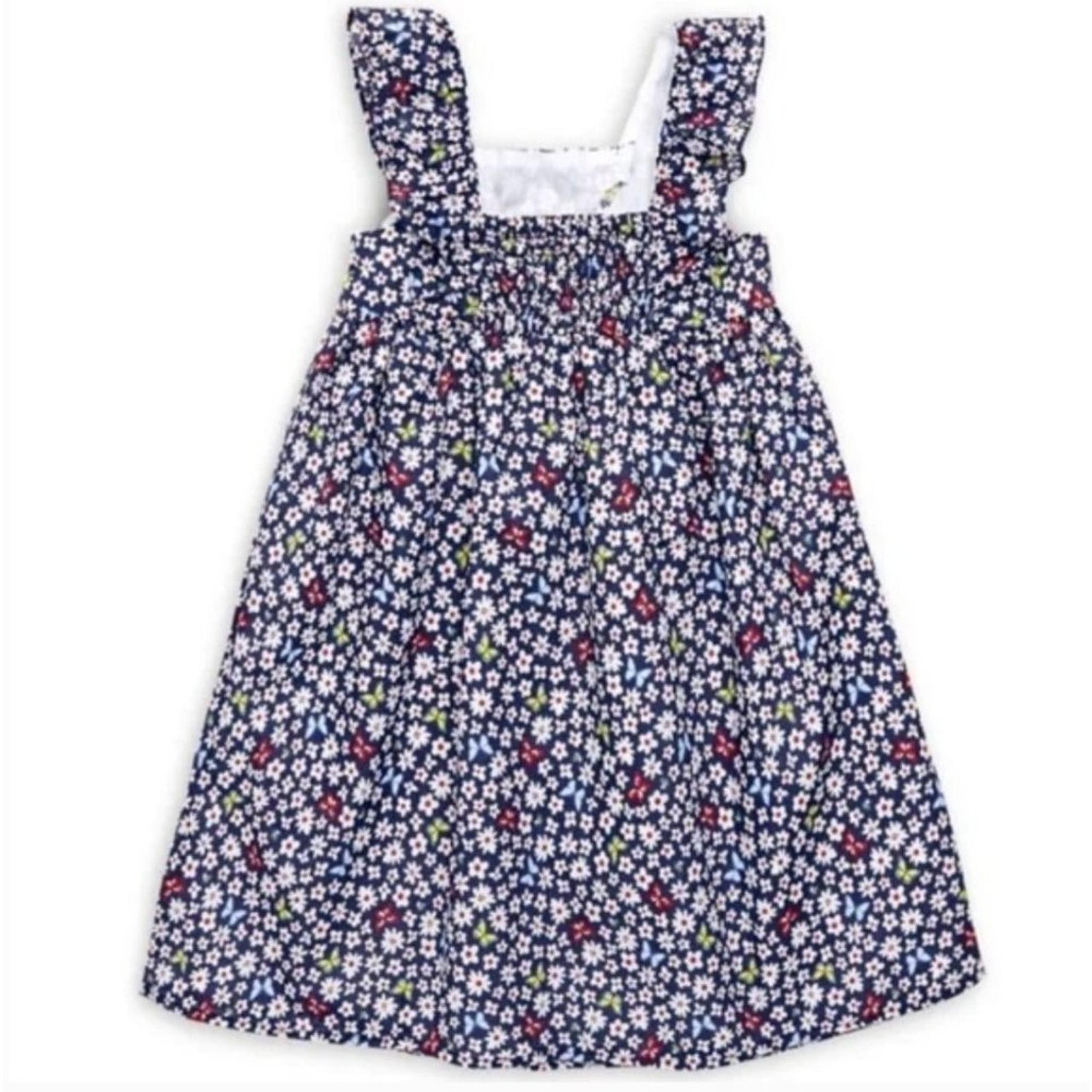 Penelope Mack Infant Girls Size 12 months Dainty Cotton Floral Dress Blue New wi