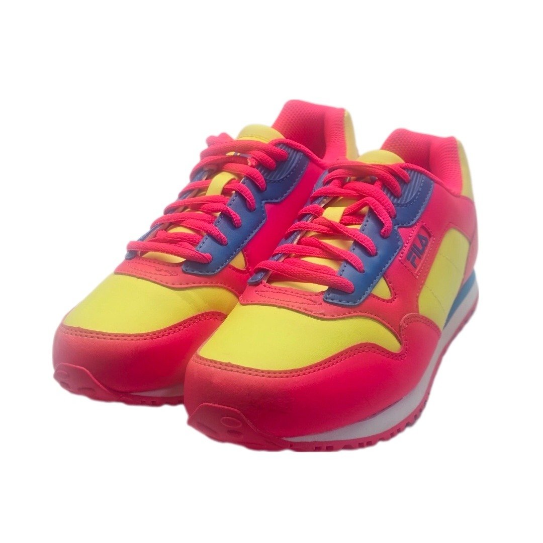Fila Sneakers Neon Retro Running Shoes Athletic Colorful Women's Size 8.5 Adult