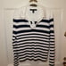 White House Black Market Ribbed Collar Pullover Sweater, Brand New! Size Large