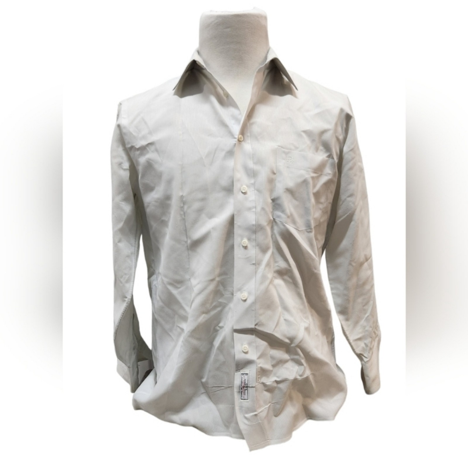 Vintage Christian Dior Chemises DIOR Embroidered Button Down Shirt