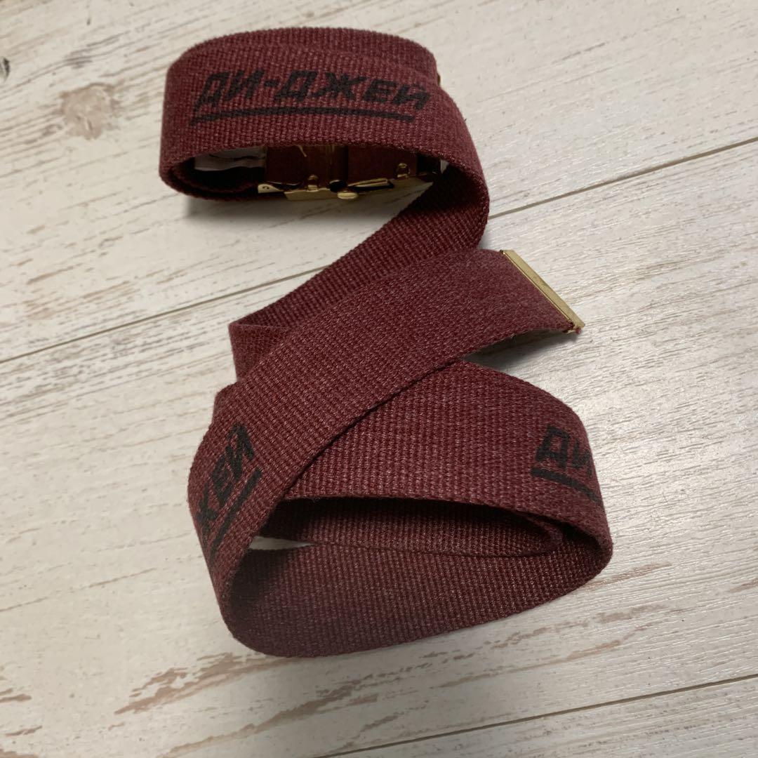 Authentic】GOSHA RUBCHINSKIY Belt