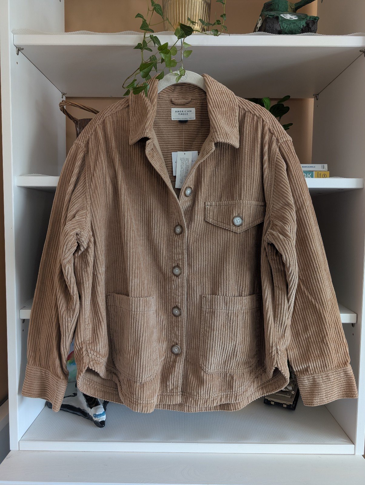 American Eagle AE Corduroy Shacket