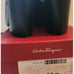 Ferragamo black mules slides 6 1/5