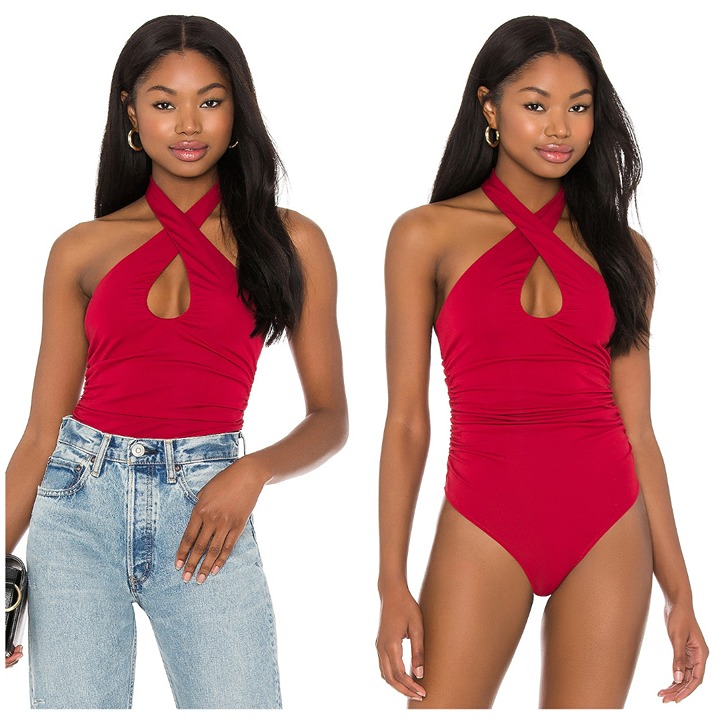 NBD Samantha Bodysuit - Ruby Red