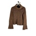 Vintage Y2K Express Womens Medium Merino Wool Bell Sleeve Cropped Sweater