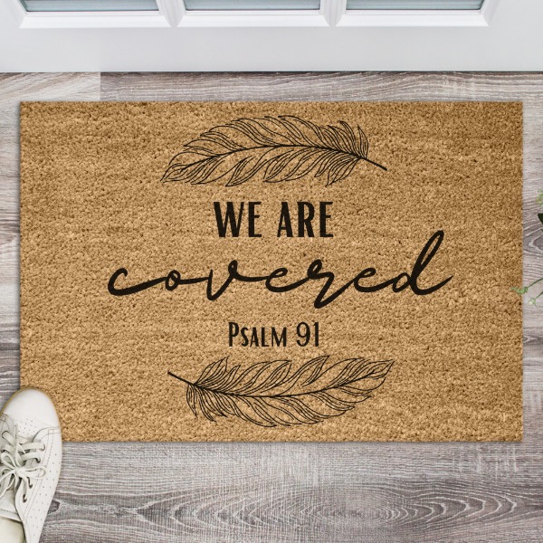 We Are Covered Doormat