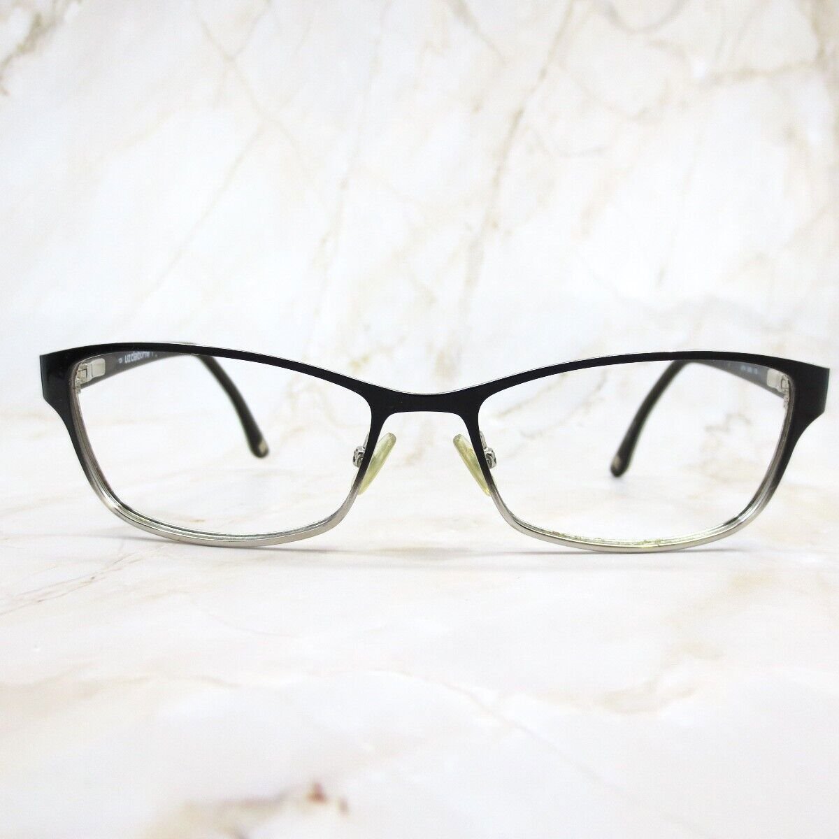 Liz Claiborne Eyeglasses Frame L614-0JBU Women's Black Silver Full Rim 54-16-135