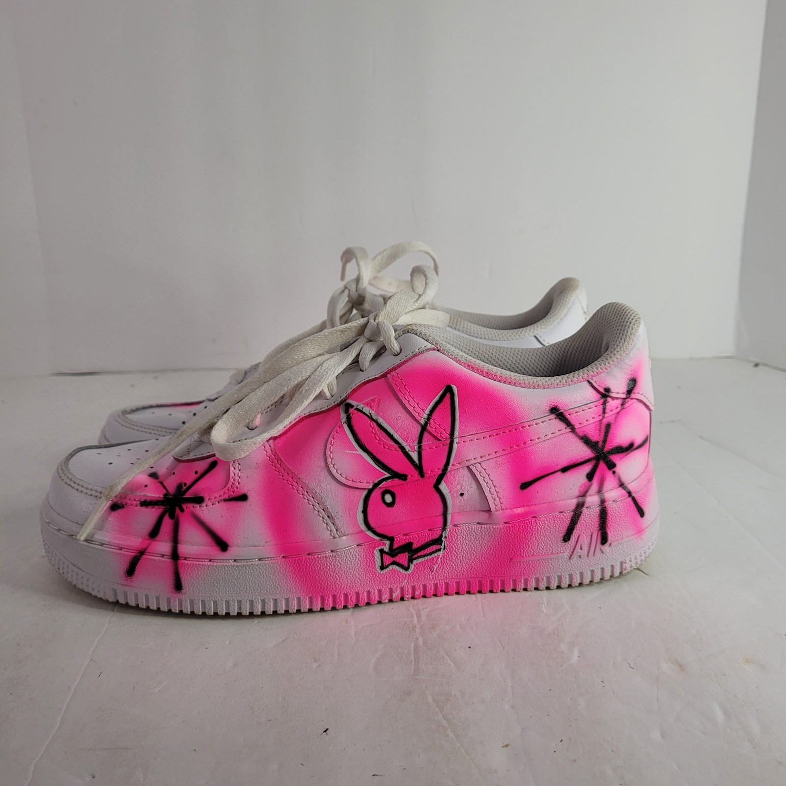 Nike AF1 Customized Sneakers in style playboy hoochie Size 6.5Y