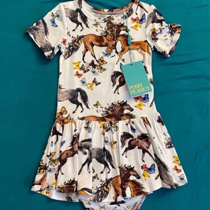 Posh Peanut Claire Bodysuit Dress