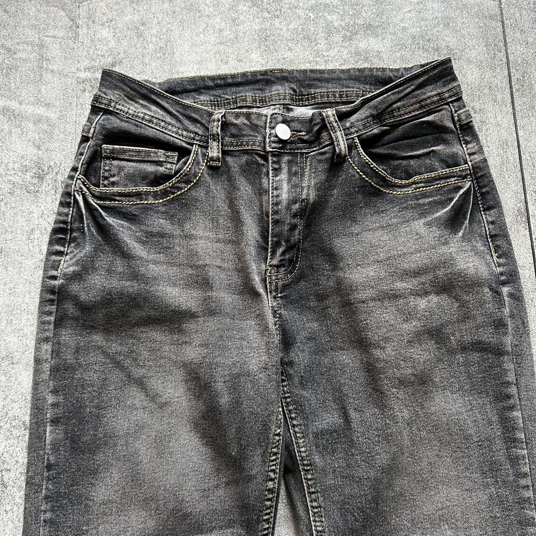 Archive Grunge Fade Flare Denim Pants