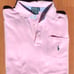 Pink Polo Shirt, Short Sleeve, Size L