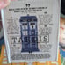 Ceramic Dr Who Tardis mug with lid