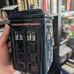 Ceramic Dr Who Tardis mug with lid