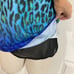 Marciano Guess leopard halter top, Womens NEW blue black green keyhole top