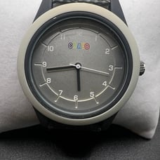 CRAYO WOMENS 38MM WATCH TWO TONE GREY BAND