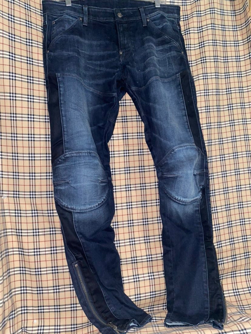 G-STAR RAW 5620 3D Ankle Zip Skinny Fit Jeans in Authentic