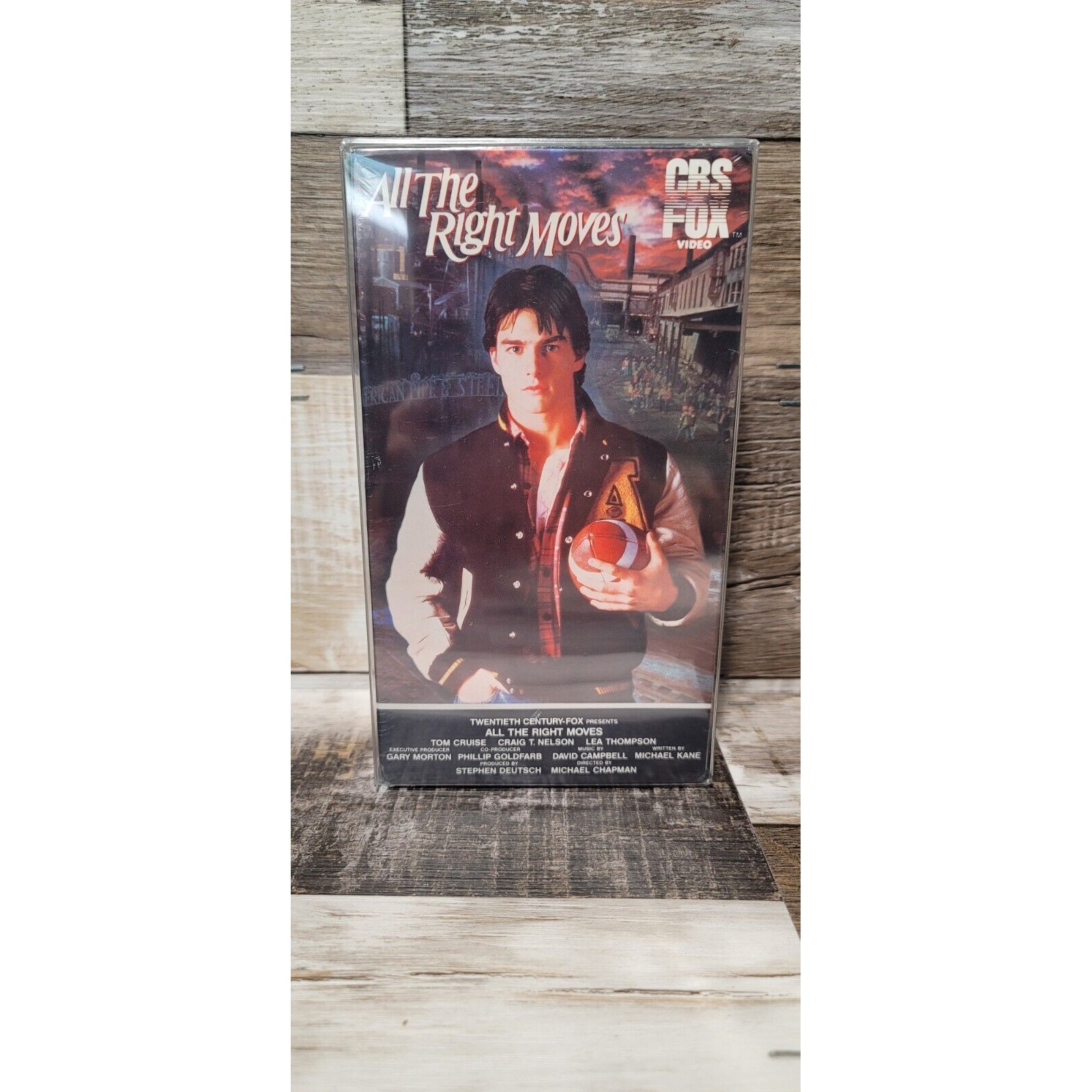 All The Right Moves VHS SEALED Watermarks CBS Fox NO BARCODE Tom Cruise