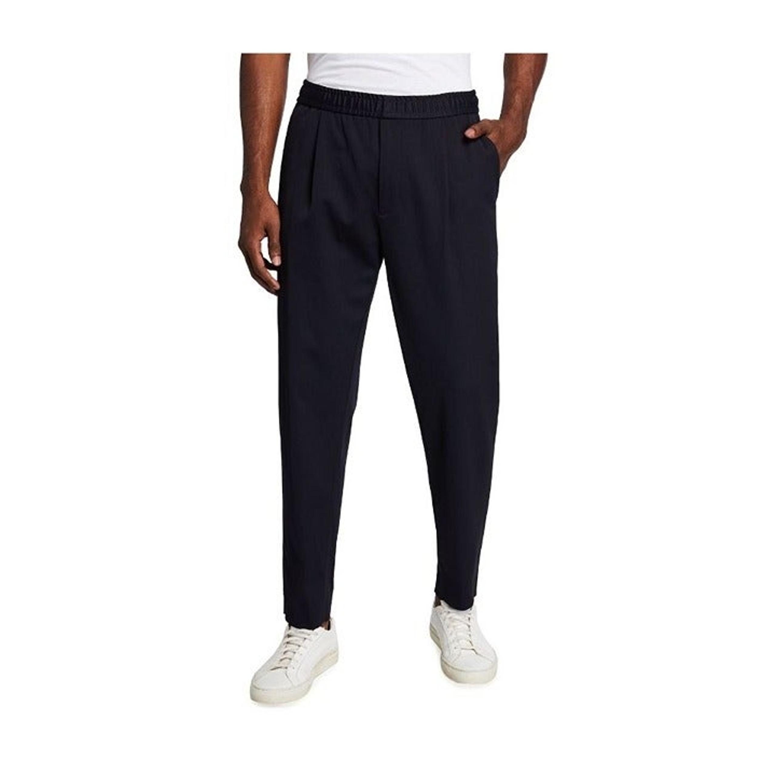 Theory Baltic Walter Wool Pleated Trousers - Small