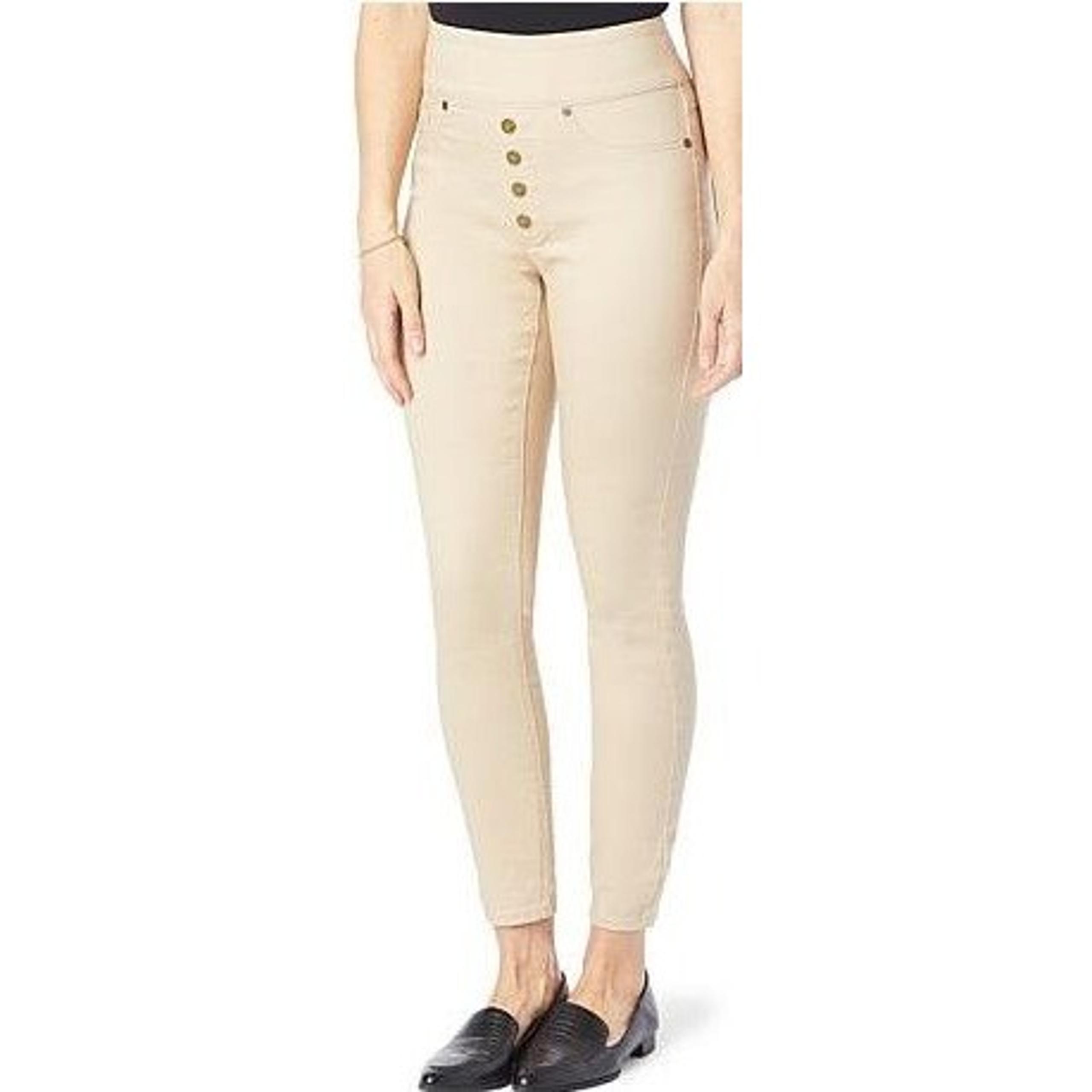 DG2 by Diane Gilman Taupe Virtual Stretch Comfort Waist Pull On Jegging XL Tall