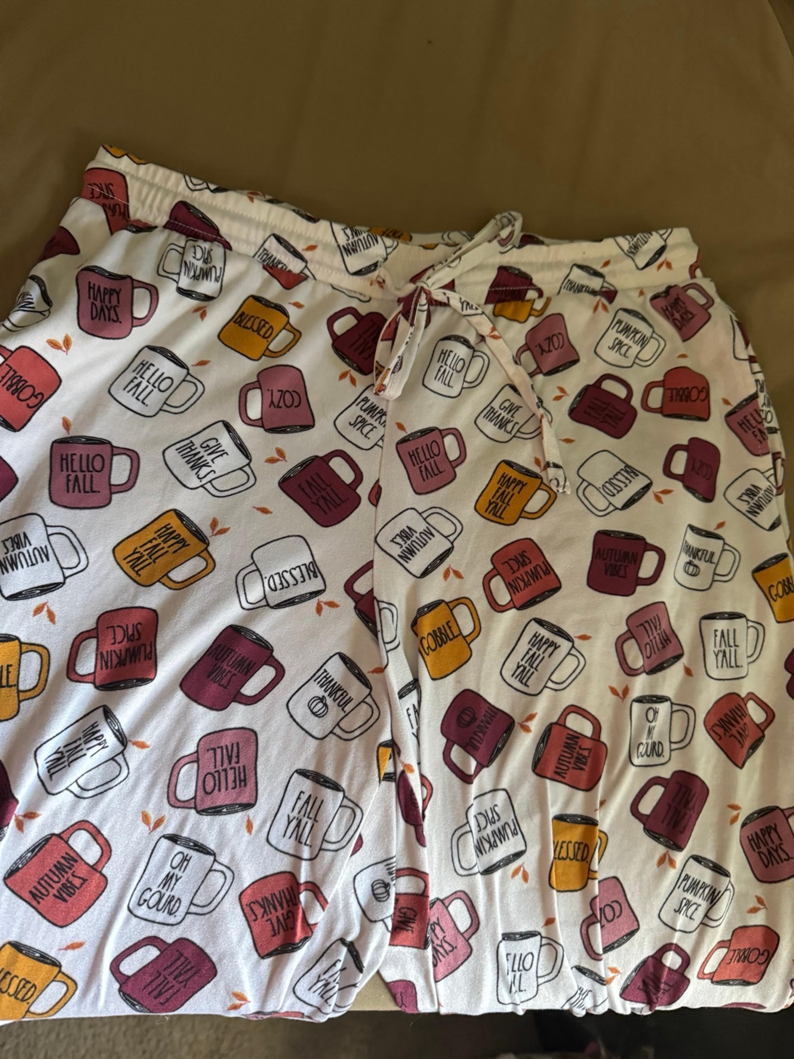 Rae Dunn pj fall pants