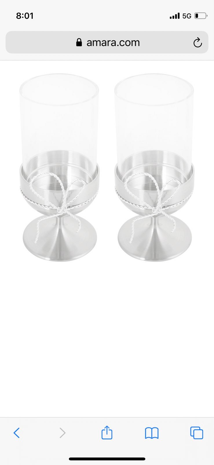 Wedgwood Vera Wang Love Knots Silver Plated Tealight Holder Pair - New Boxed