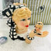Cameo girls head vase Sasha 1964 with autograph