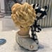 Cameo girls head vase Sasha 1964 with autograph