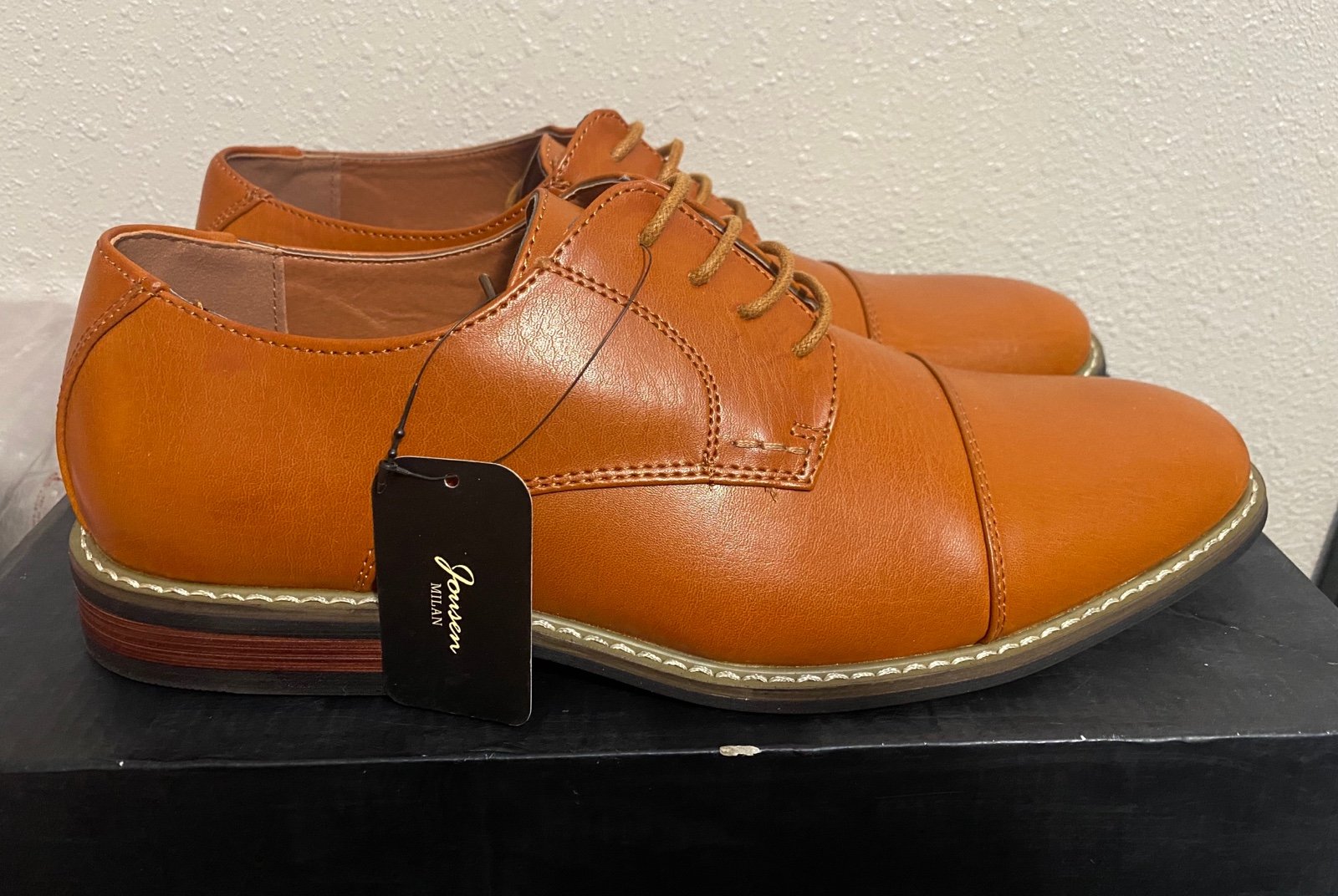 NIB Jousen Milan Classic Modern Derby Oxford Dress Shoes (Men’s Size 11)
