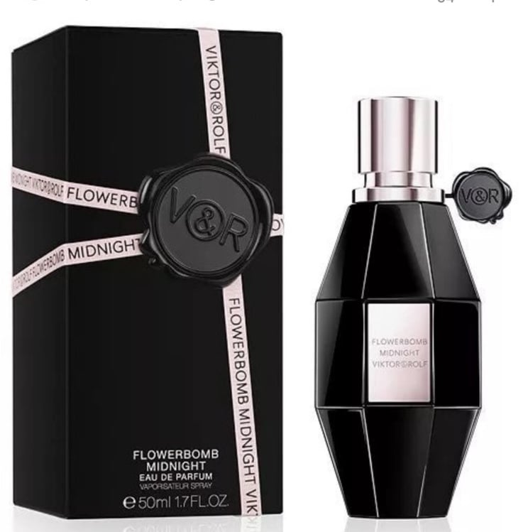 Flowerbomb viktor and Rolf flower bomb midnight rare 3.4fl oz beauty discontinue