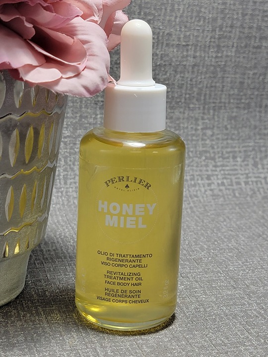 Perlier Honey Miel Revitalizing Treatment Oil Face Body Hair 3.2 oz