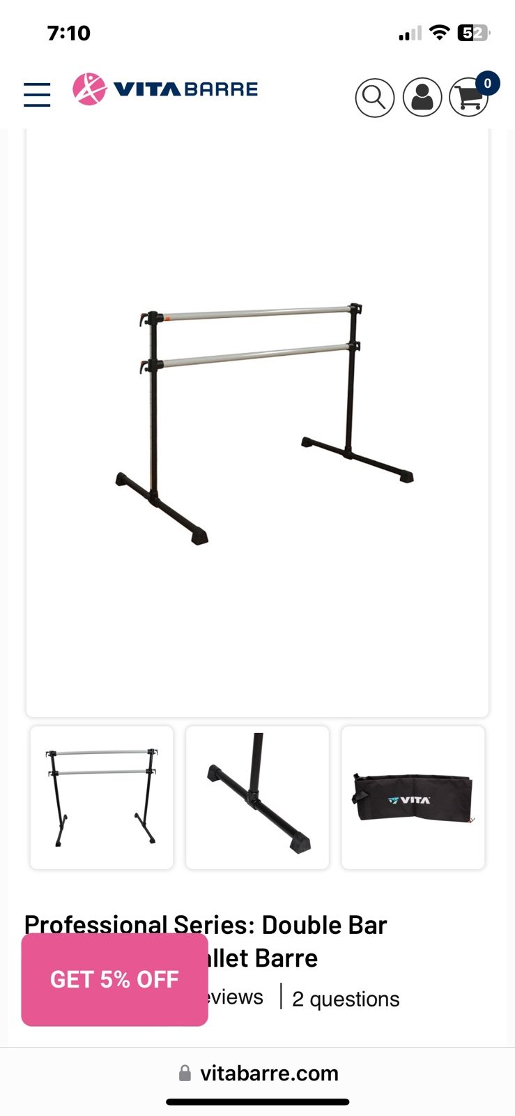 Double Ballet Bar