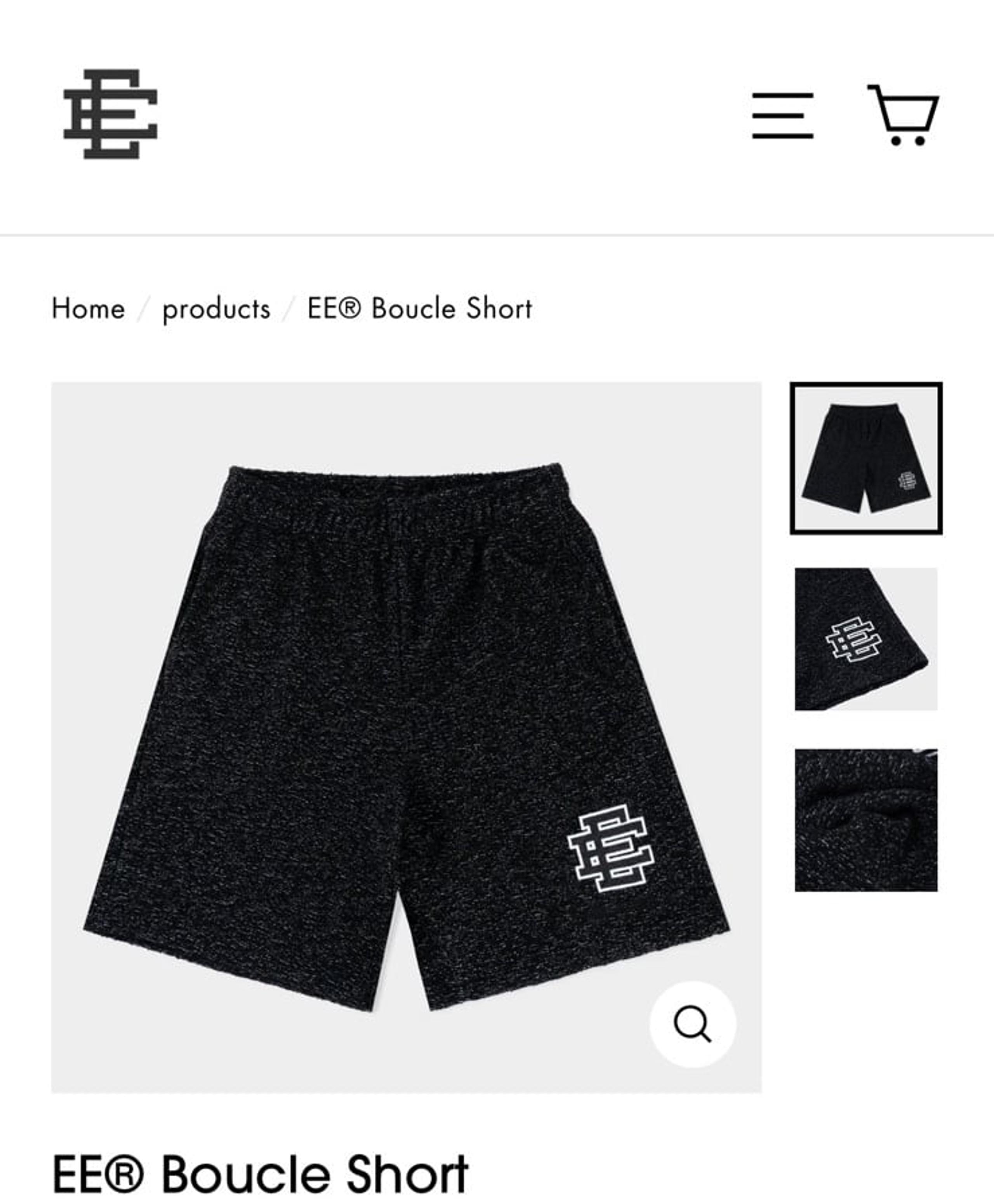 100% AUTHENTIC ERIC EMANUEL BOUCLE SHORTS RARE LARGE MENS NEW SHIPSFAST