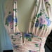 NWT Zara floral silky low cut corset crop top S